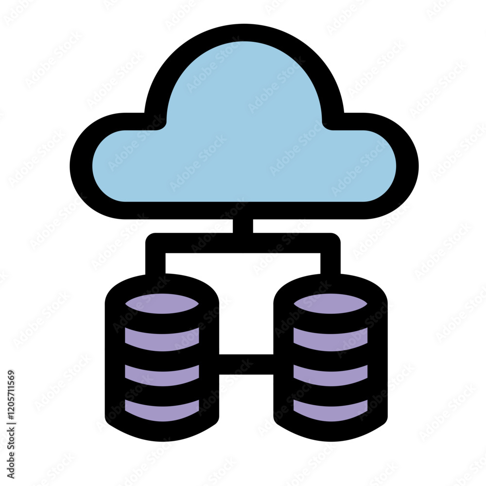 Cloud computing symbol - Cloud computing, cloud infrastructure, technology and network icon. Cloud computing symbol - Cloud computing, cloud infrastructure, technology and network icon.