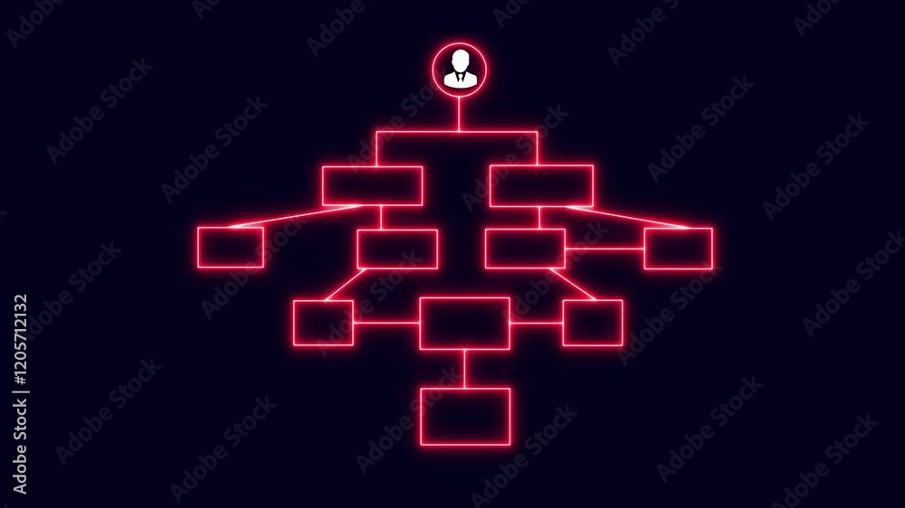 Growing neon network of diverse people. Social network or business team Hierarchy corporate line 2D animation. Company structure 4K video motion graphic. Staff employees leader. Flowchart network Growing neon network of diverse people. Social network or business team Hierarchy corporate line 2D animation. Company structure 4K video motion graphic. Staff employees leader. Flowchart network