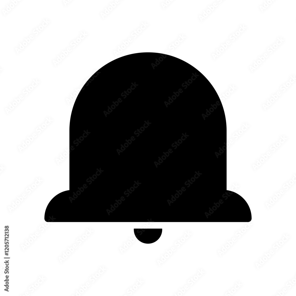 Notification vector icon, message alert bell on flat design application symbol. Notification vector icon, message alert bell on flat design application symbol.