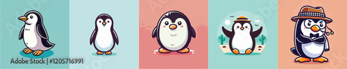 Penguin vector set