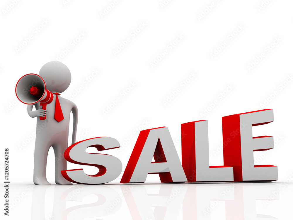 3d illustration business Sales concept
3d illustration business Sales concept