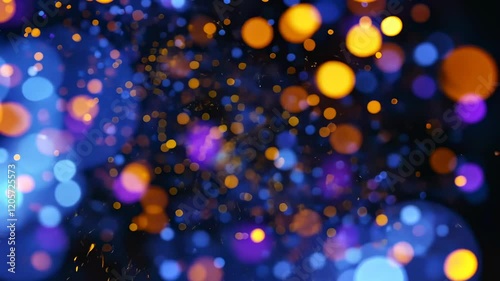 A mesmerizing swirl of vibrant colors and lights in a cosmic space