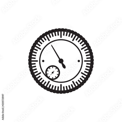 Dial indicator icon vector simple design