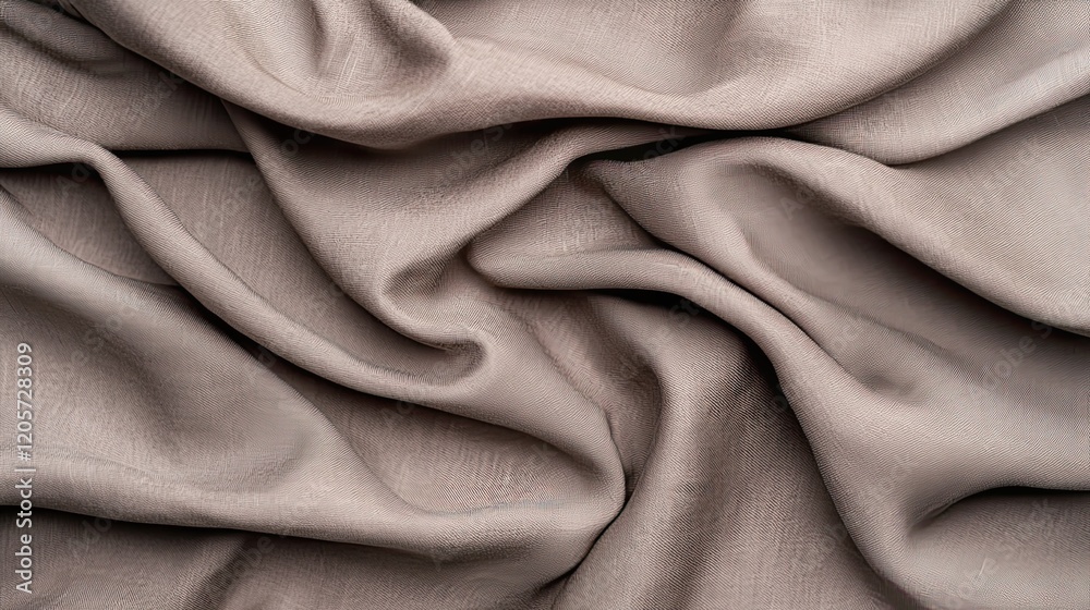 Fototapeta premium Textile flow study studio fabric grey close-up