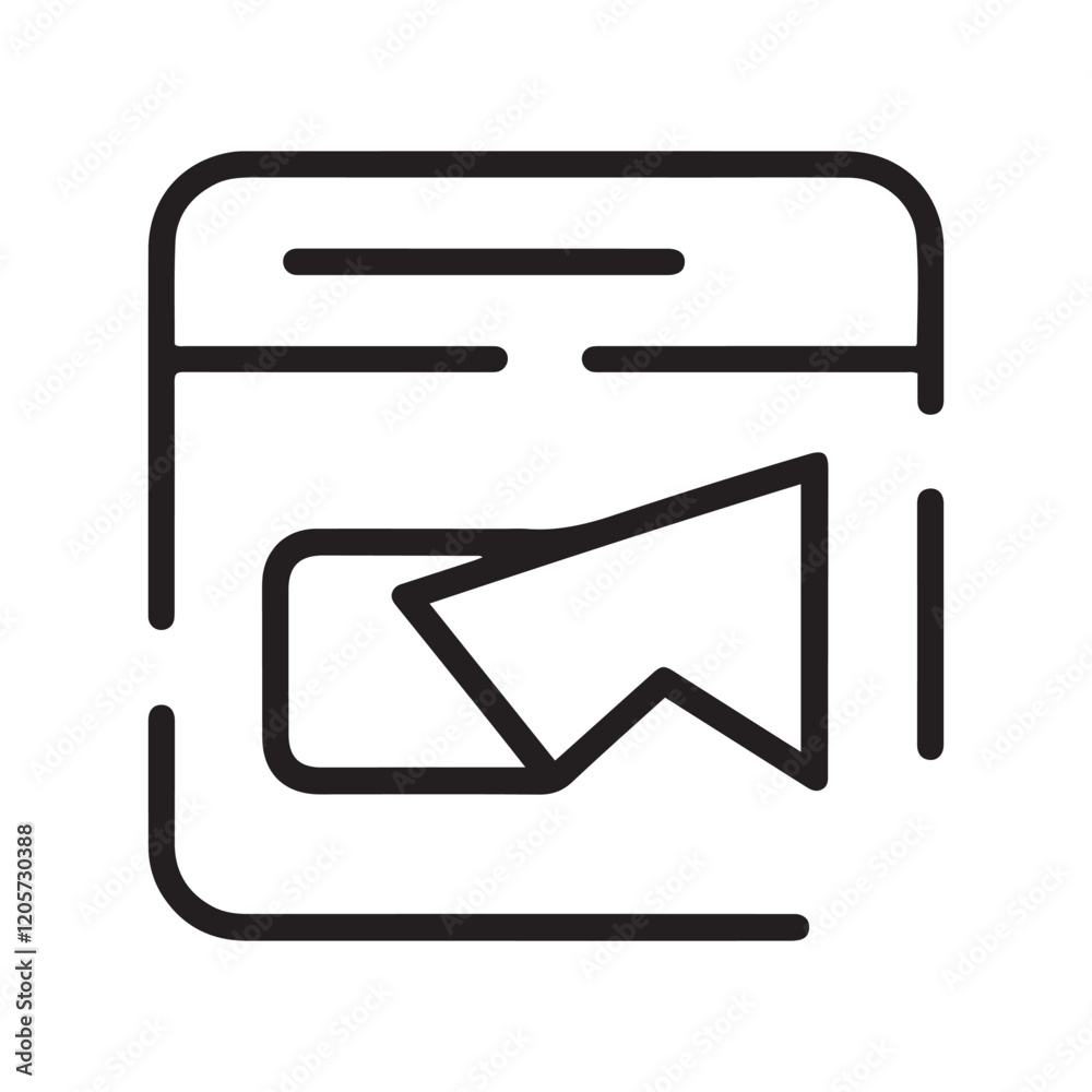 click and collect order, vector icon on white background click and collect order, vector icon on white background
