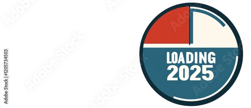 Free Download Loading screen displays the year two thousand twenty five - GFXLoad