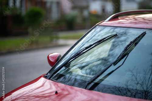 Car exterior windscreen wiper wing mirror