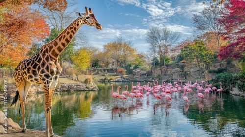 Giraffe in the wild