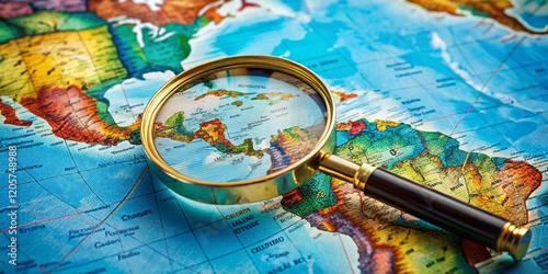 Wallpaper Mural Belize Political Map Magnified: Central American Nation Geographic Location Torontodigital.ca