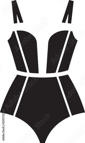 Bodysuit Silhouette Vector