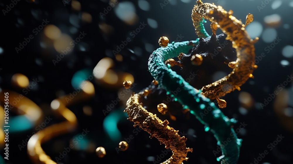 Abstract Gold and Teal Swirls: A Dance of Color and Form Abstract Gold and Teal Swirls: A Dance of Color and Form