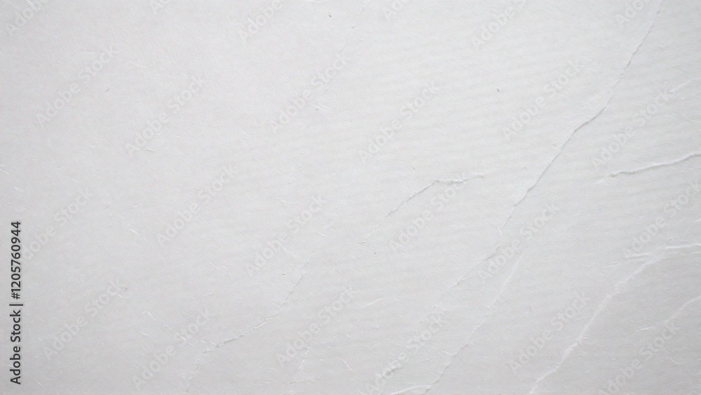 Fototapeta premium しわしわの和紙の背景素材 ホワイト 古びた紙 レトロ 正月 ひな祭り 七五三 和風 パターン AI生成素材