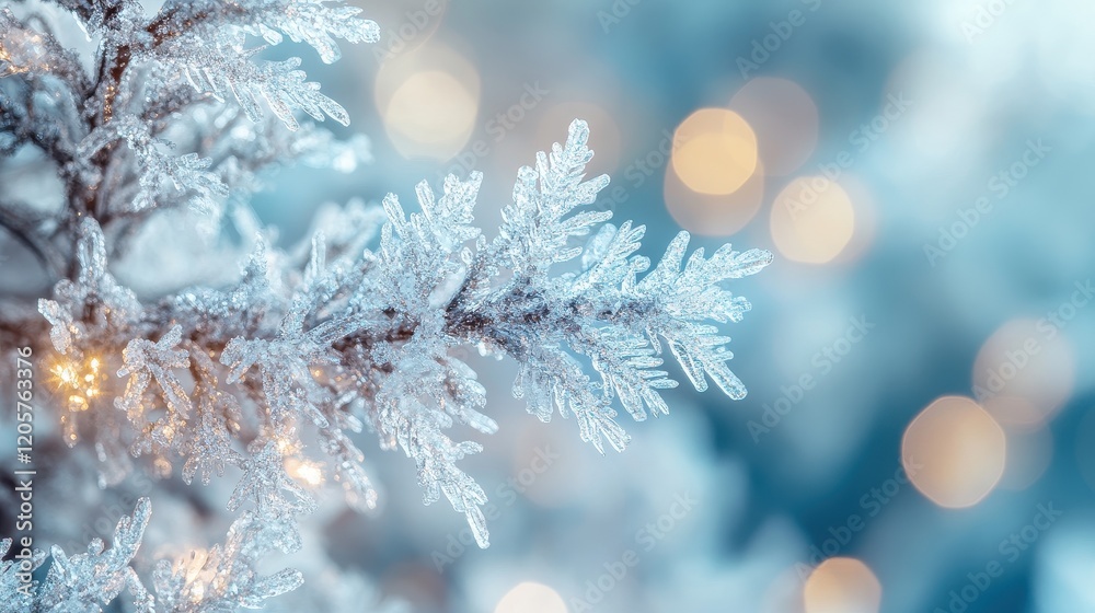 Frosty bokeh lights in icy blue and silver, cold and crystalline, winter-themed abstraction Frosty bokeh lights in icy blue and silver, cold and crystalline, winter-themed abstraction