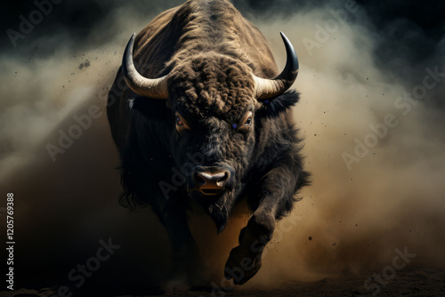 Buffle Wild Animal Portrait Fierce Power photo