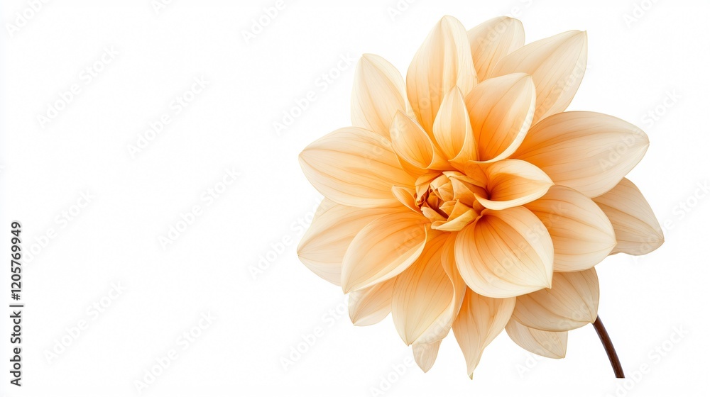 Naklejka premium Vibrant isolated flower with transparent background for graphics