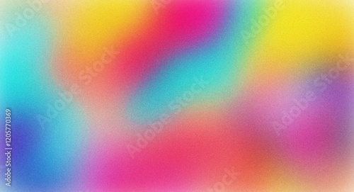 HIgh resolution abstract wave Noise, grainy background with  rainbow full color. perfect for web, social media, etc