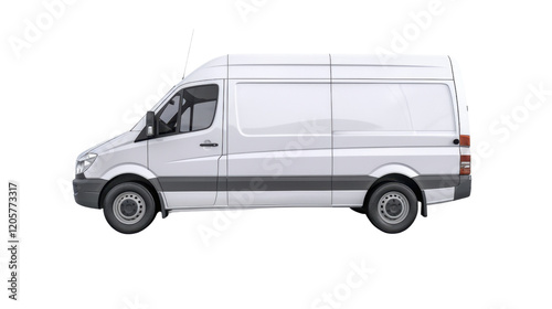 Van on transparent background