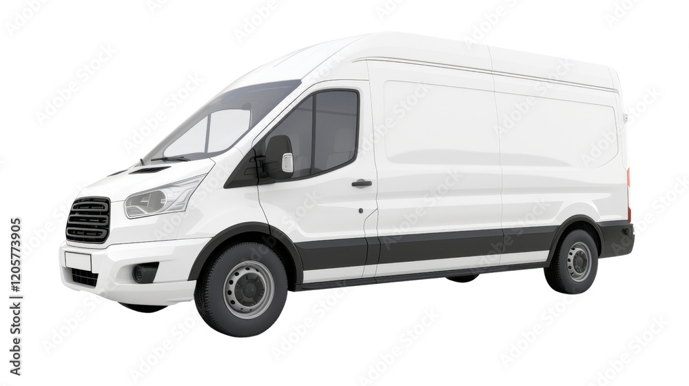 Van on transparent background Van on transparent background