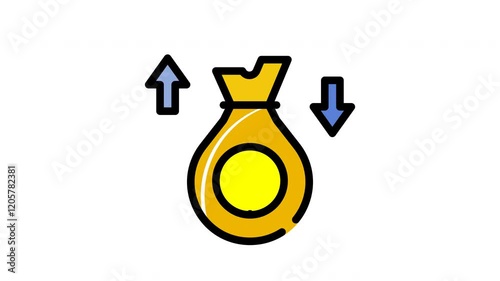 Savings coins money with stars suitable for finance blogs, investment articles, business presentations, financial newsletters, and banking advertisements.
