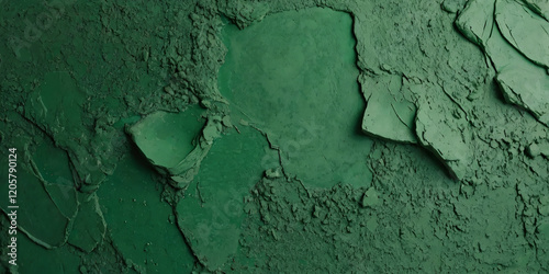 Soft Texture Of Green Plaster