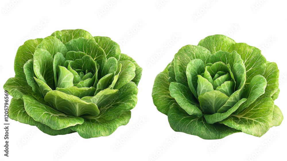 Obraz premium cabbage isolated on white background