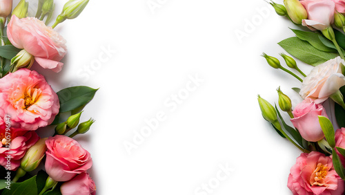 Charming floral card featuring roses arranged beautifully for International Women's Day