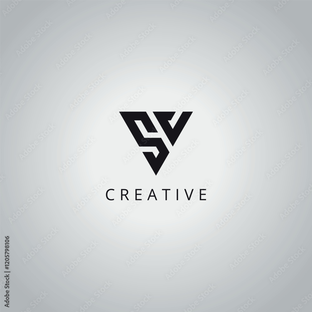 SV VS Modern Creative Alphabet Business Logo Design Vector Icon Symbol SV VS Modern Creative Alphabet Business Logo Design Vector Icon Symbol