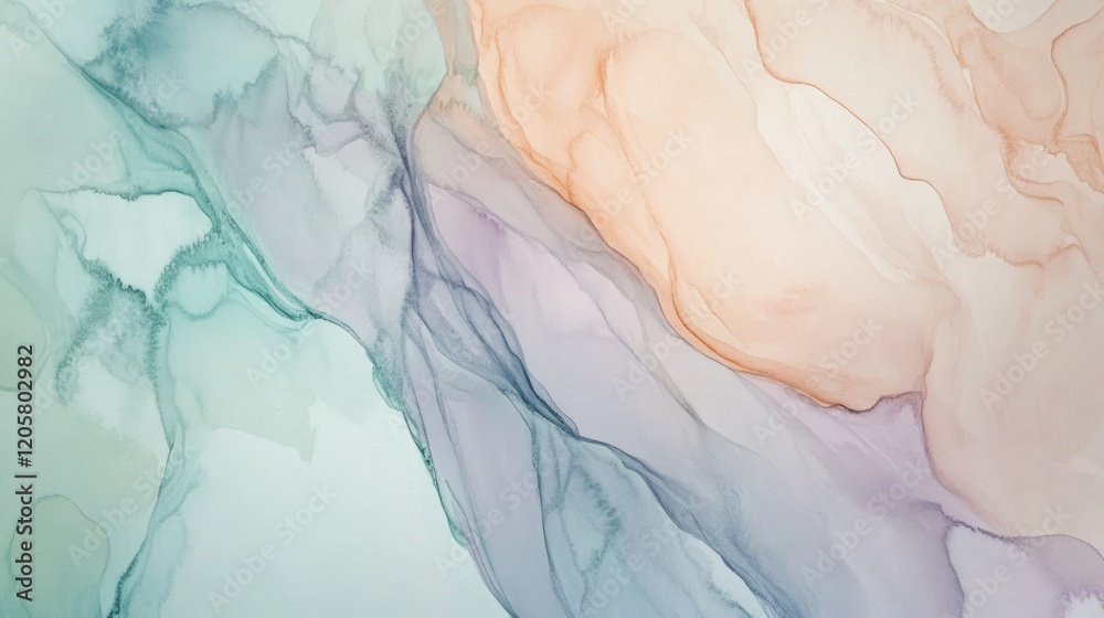 Abstract art, pastel colors, flowing ink, fluid, ethereal, dreamy, design, background. Abstract art, pastel colors, flowing ink, fluid, ethereal, dreamy, design, background.