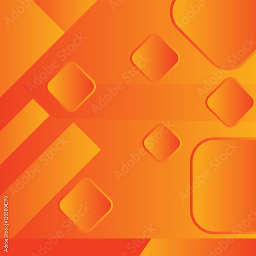 Abstract orange and red gradient geometric shape square background. Modern futuristic background. Can be use for landing page, banners, headers, presentations, and wallpaper backgrounds