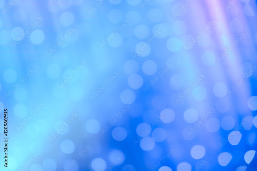 blurred focus of decorative lights in blue background blurred focus of decorative lights in blue background