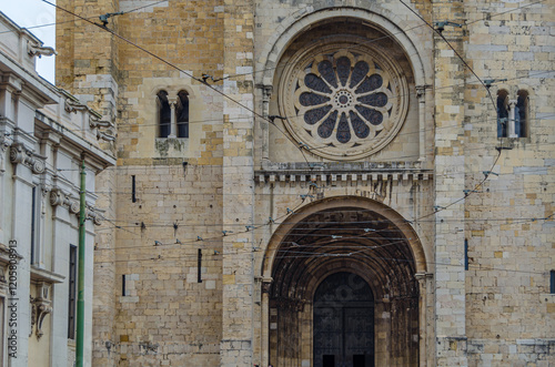 Wallpaper Mural Facade of the Lisbon Cathedral, Portugal Torontodigital.ca