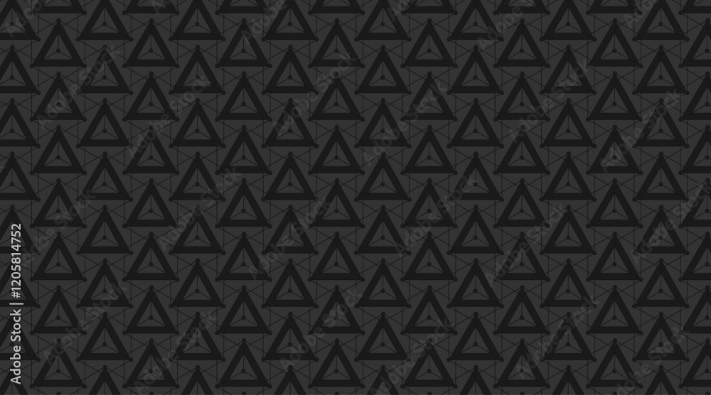 Triangle shape vector pattern background | Seamless pattern with geometric shape with black background colour | Modern pattern design for banner, web, cultural, corporate, luxury uses Triangle shape vector pattern background | Seamless pattern with geometric shape with black background colour | Modern pattern design for banner, web, cultural, corporate, luxury uses