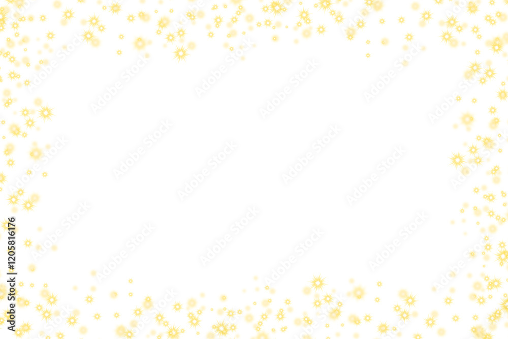 Gold stars sparks glitter special light effect rectangle frame. Golden glitter stars border on transparent background. Luxury stardust light. Glowing particles with blurred sparkles. Design elements Gold stars sparks glitter special light effect rectangle frame. Golden glitter stars border on transparent background. Luxury stardust light. Glowing particles with blurred sparkles. Design elements