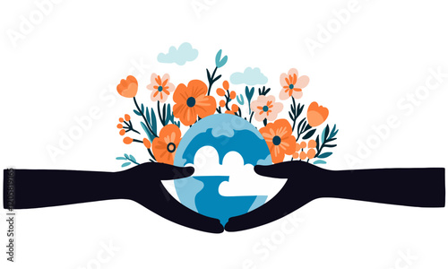 Earth Day Vector Art Collection: Eco-Friendly Illustrations Focused on Sustainability, Nature Conservation, Renewable Energy, and Environmental Awareness