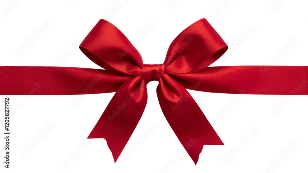 red bow isolated on white red bow isolated on white