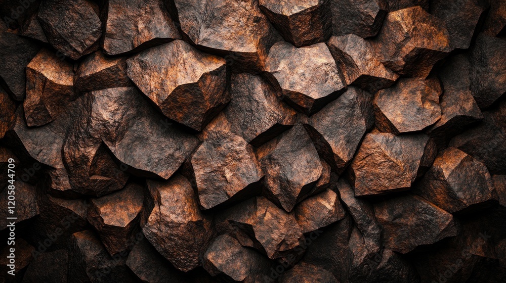 Dark brown rough rock wall texture background Dark brown rough rock wall texture background