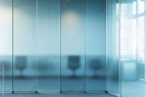 Wallpaper Mural transparency  blurry glass office window partition background Torontodigital.ca