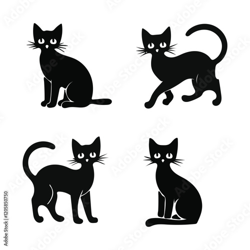 Cat vector illustration, cat vector, Illustrations 