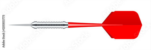 Obraz na płótnie Dart arrow with metal tip and shadow