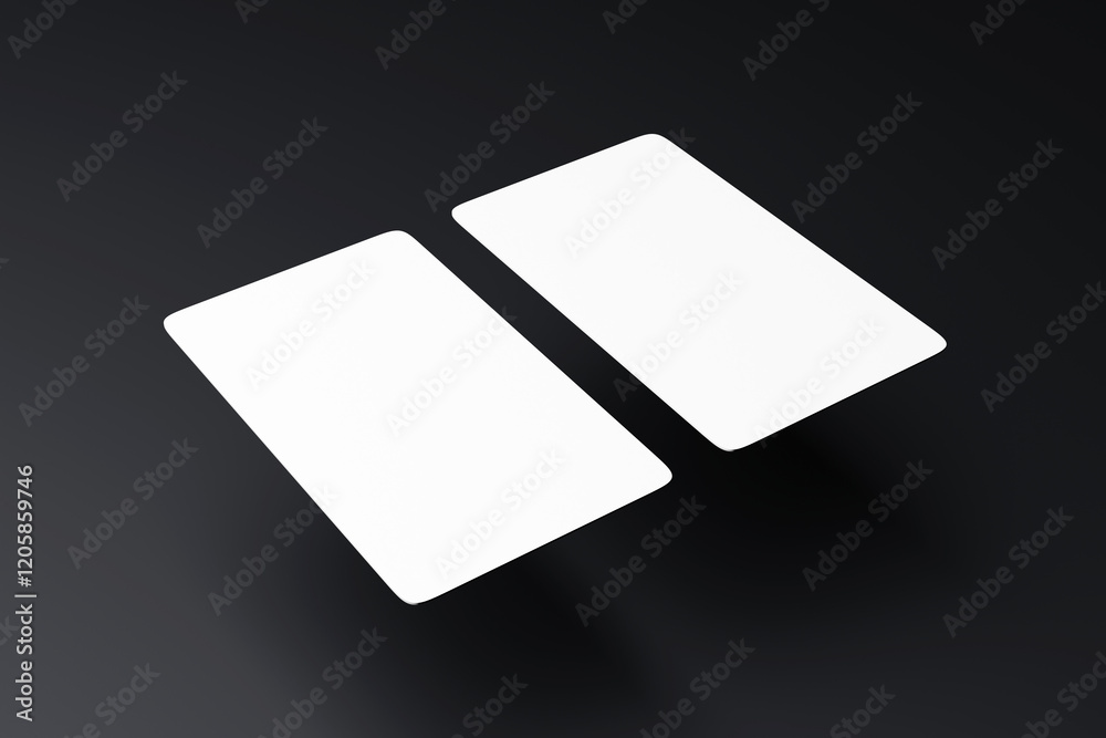 Rounded Corner Businesscard mockup(角丸名刺2枚モックアップ | 黒背景) Rounded Corner Businesscard mockup(角丸名刺2枚モックアップ | 黒背景)