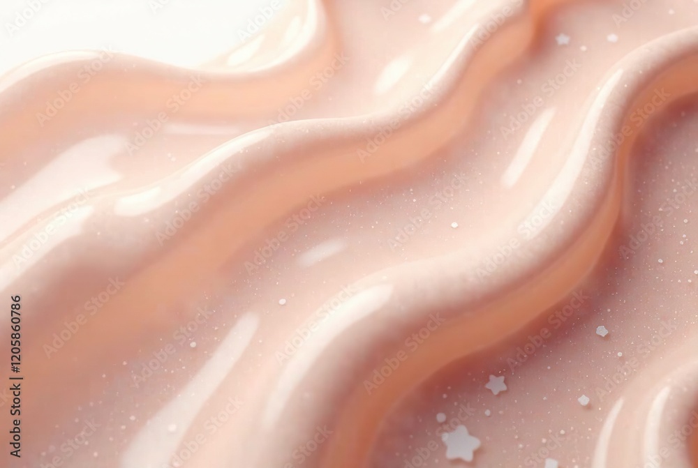 Obraz premium Soft Nude Gradient Liquid Skin AI Art