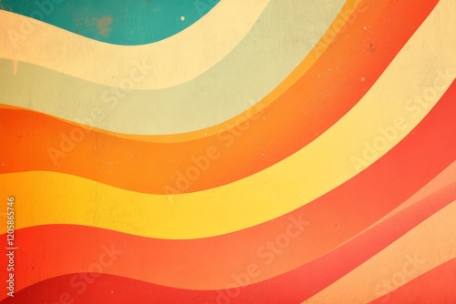 vintage background with a smooth gradient of warm colors like orange, yellow, and red