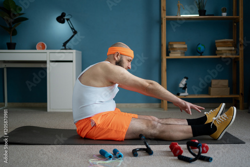 Obraz na plátně fitness, sport and people
