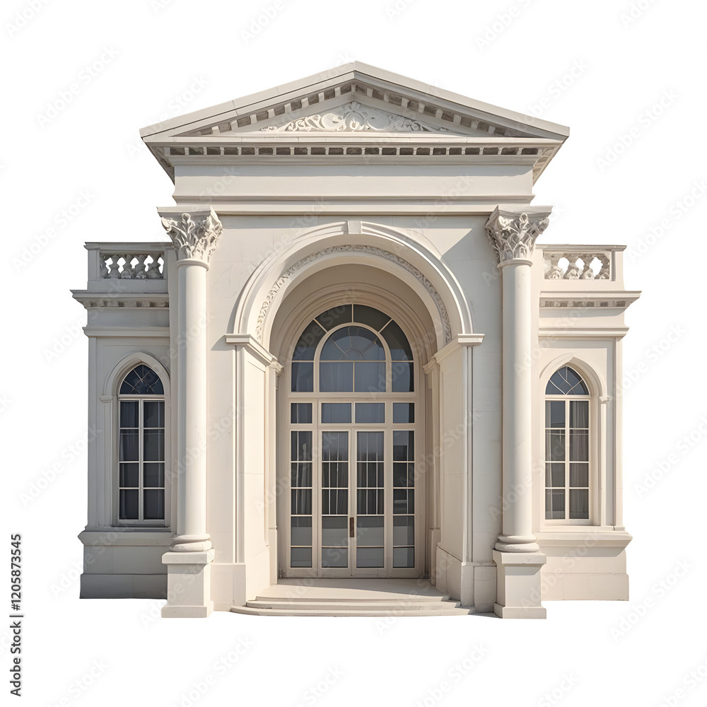 Elegant stone archway architectural design with columns and arched windows a grand Elegant stone archway architectural design with columns and arched windows a grand
