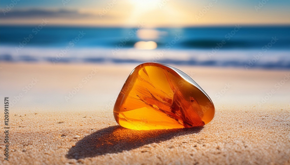 beautiful amber on the beach ver 5