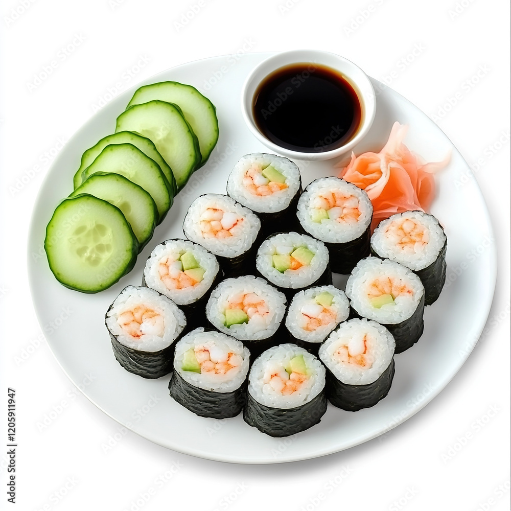 sushi, sushi roll, sushi rolls, Japanese cuisine on white background sushi, sushi roll, sushi rolls, Japanese cuisine on white background