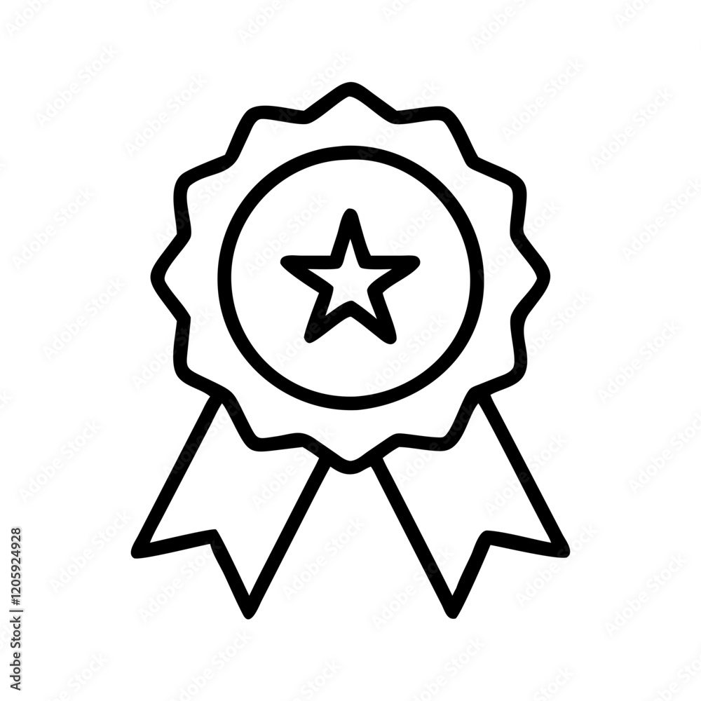 achievement badge icon, achievement badge line art - simple line art of achievement badge, perfect for achievement badge logos and icons achievement badge icon, achievement badge line art - simple line art of achievement badge, perfect for achievement badge logos and icons