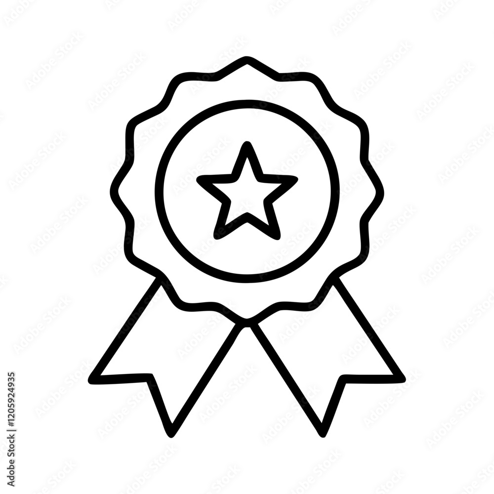 achievement badge icon, achievement badge line art - simple line art of achievement badge, perfect for achievement badge logos and icons achievement badge icon, achievement badge line art - simple line art of achievement badge, perfect for achievement badge logos and icons