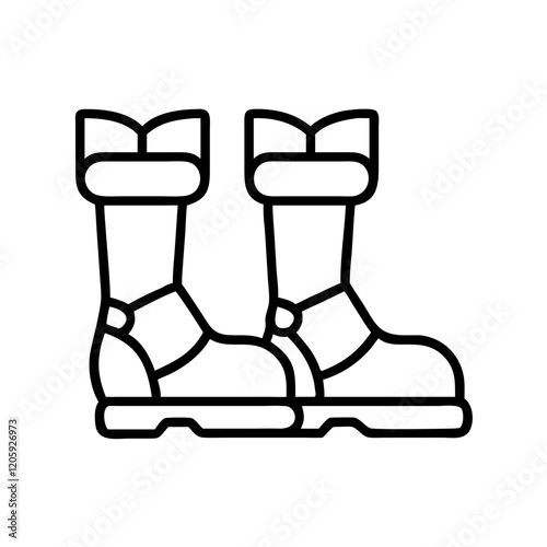 anti gravity boots icon, anti gravity boots line art - simple line art of anti gravity boots, perfect for anti gravity boots logos and icons