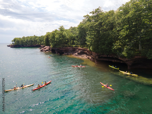 Kayaking at Apostle Islands National Lakeshore